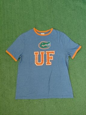 Box Seat Clothing Florida Gators College NCAA Blue T Shirt Sz Large